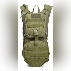 Tactical Hydration Pack Hiking Water Pouch Bag Outdoor Sports Camo Combat Gear
